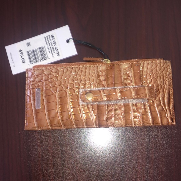 brahmin terracotta wallet
